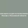 Вызов врача на дом из поликлиники в Москве и Московской области