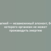 Магний — незаменимый элемент, без которого организм не может производить энергию